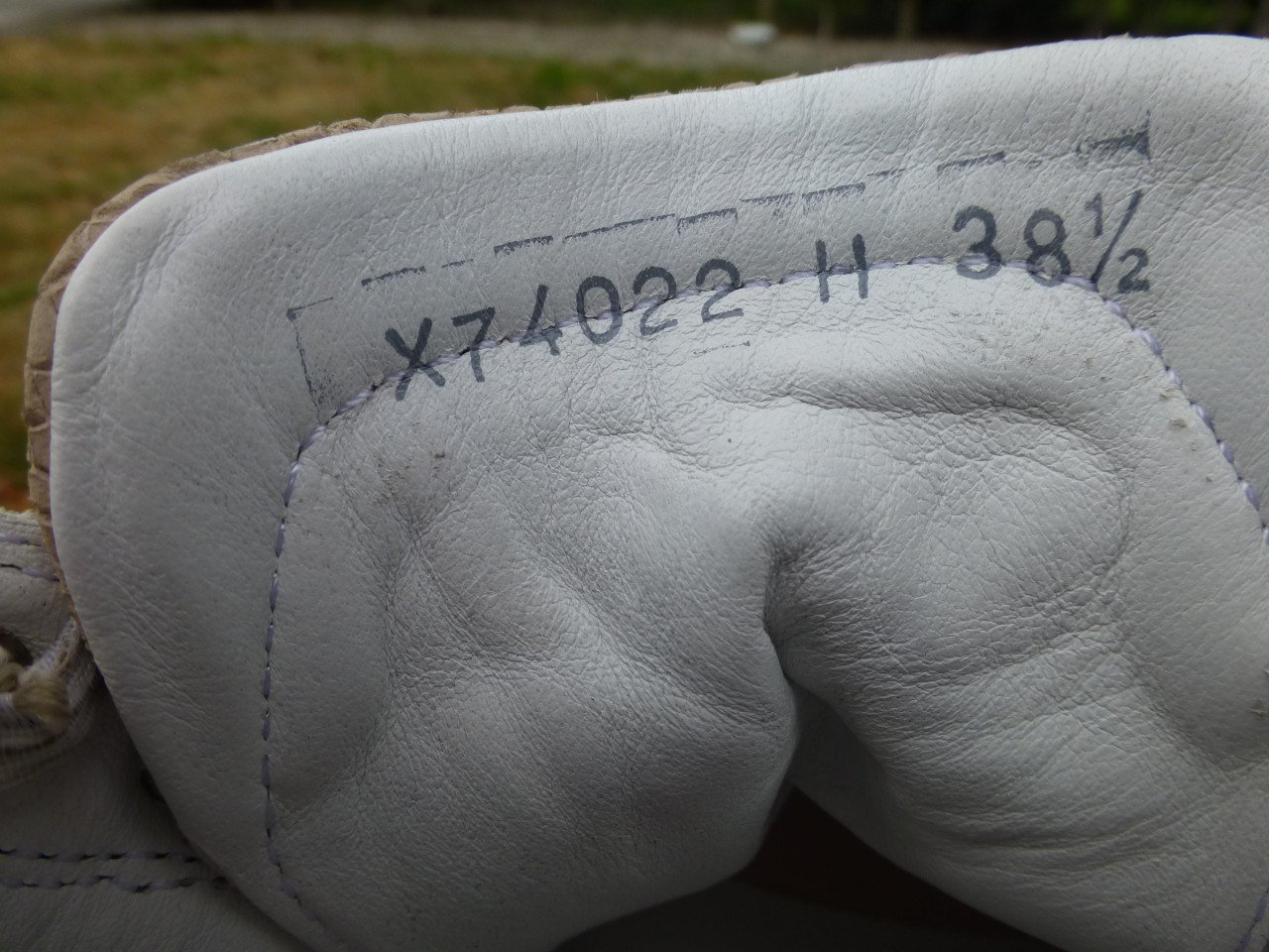 FOOTNOTES LEERGEVOERDE SCHOENEN , half hoog met veters, maat 38,5