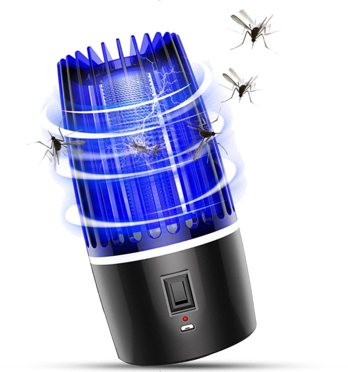 Elektrische Muggenlamp/Lamp met ophangbeugel-oplaadbaar