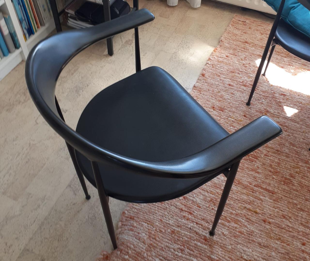 Eetkamerstoelen Italiaans design 80 er jaren 4 stuks