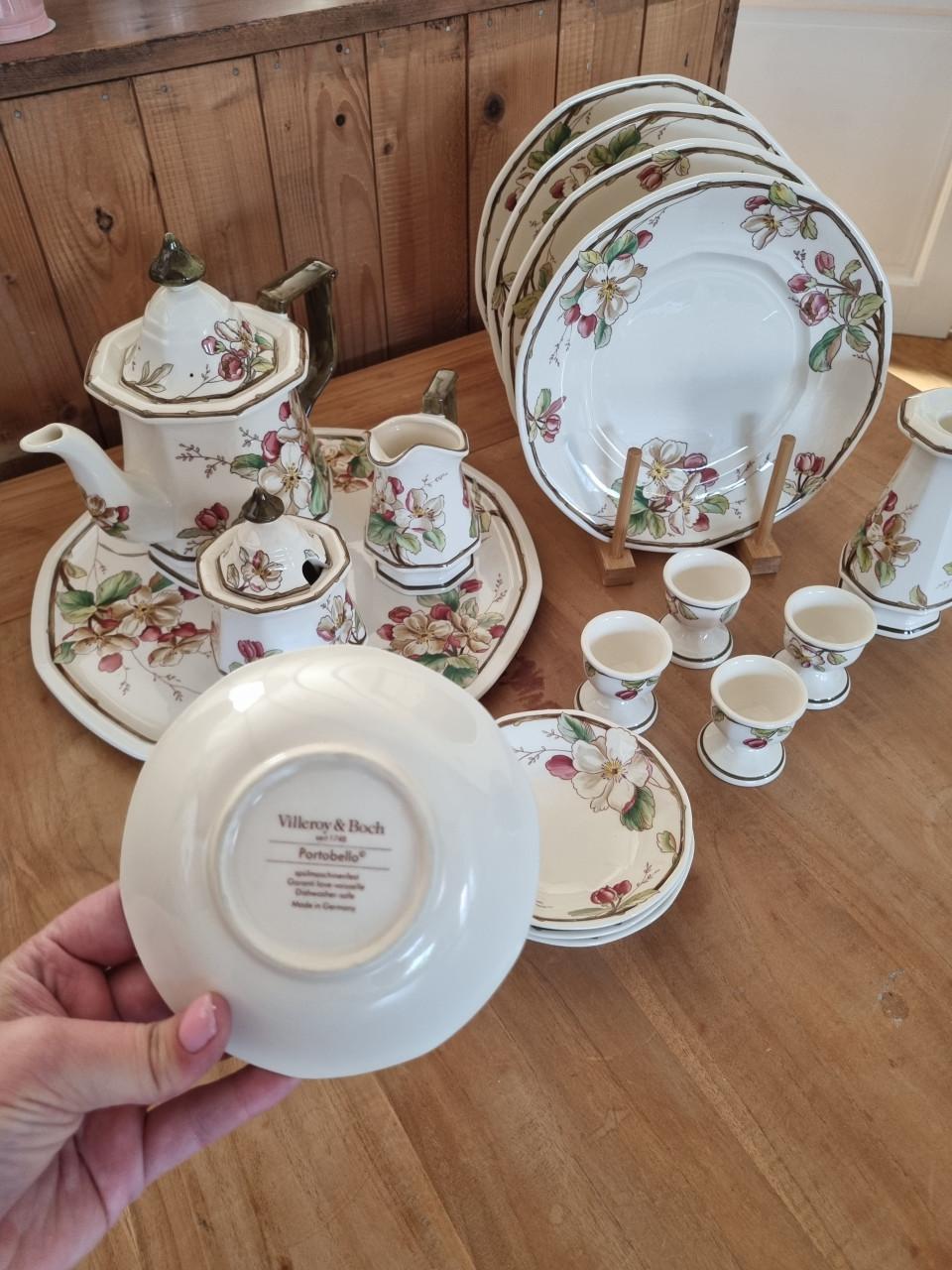 Vintage Villeroy & Boch Portobello serviescollectie