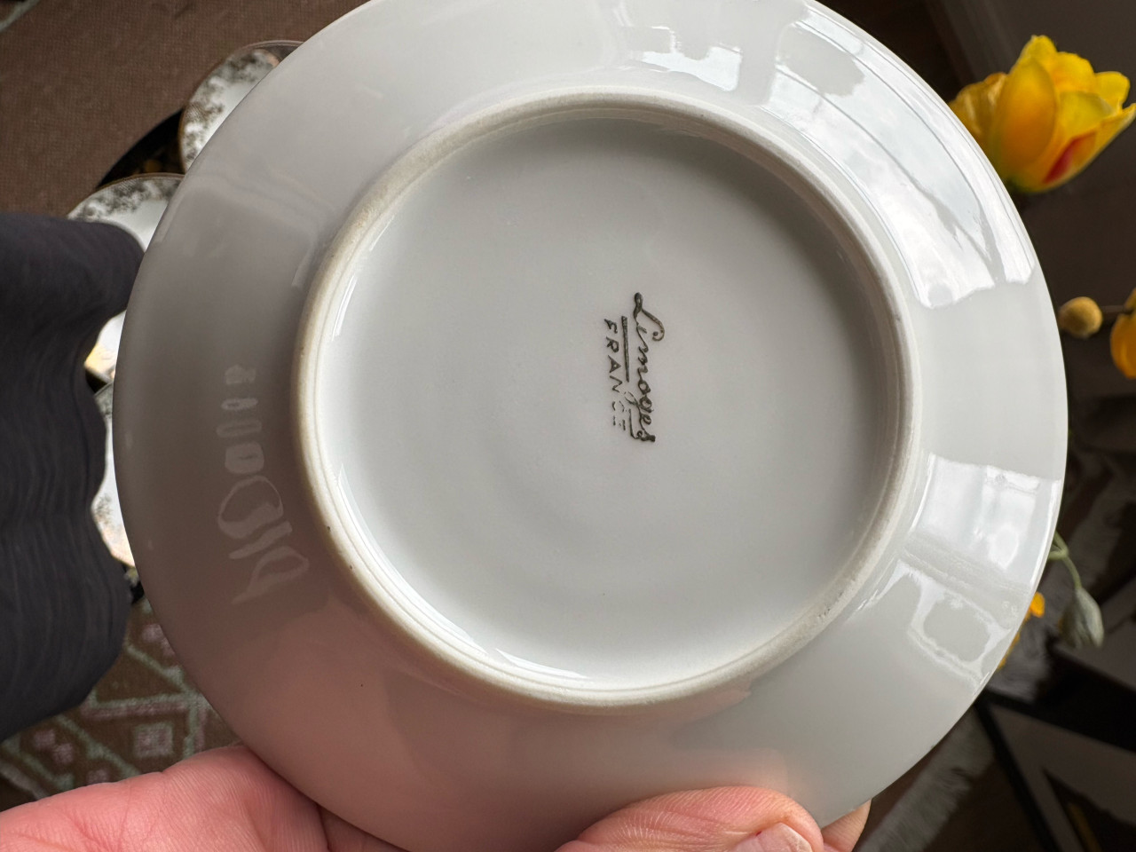 Set van 8 porseleinen  schotels van Limoges France