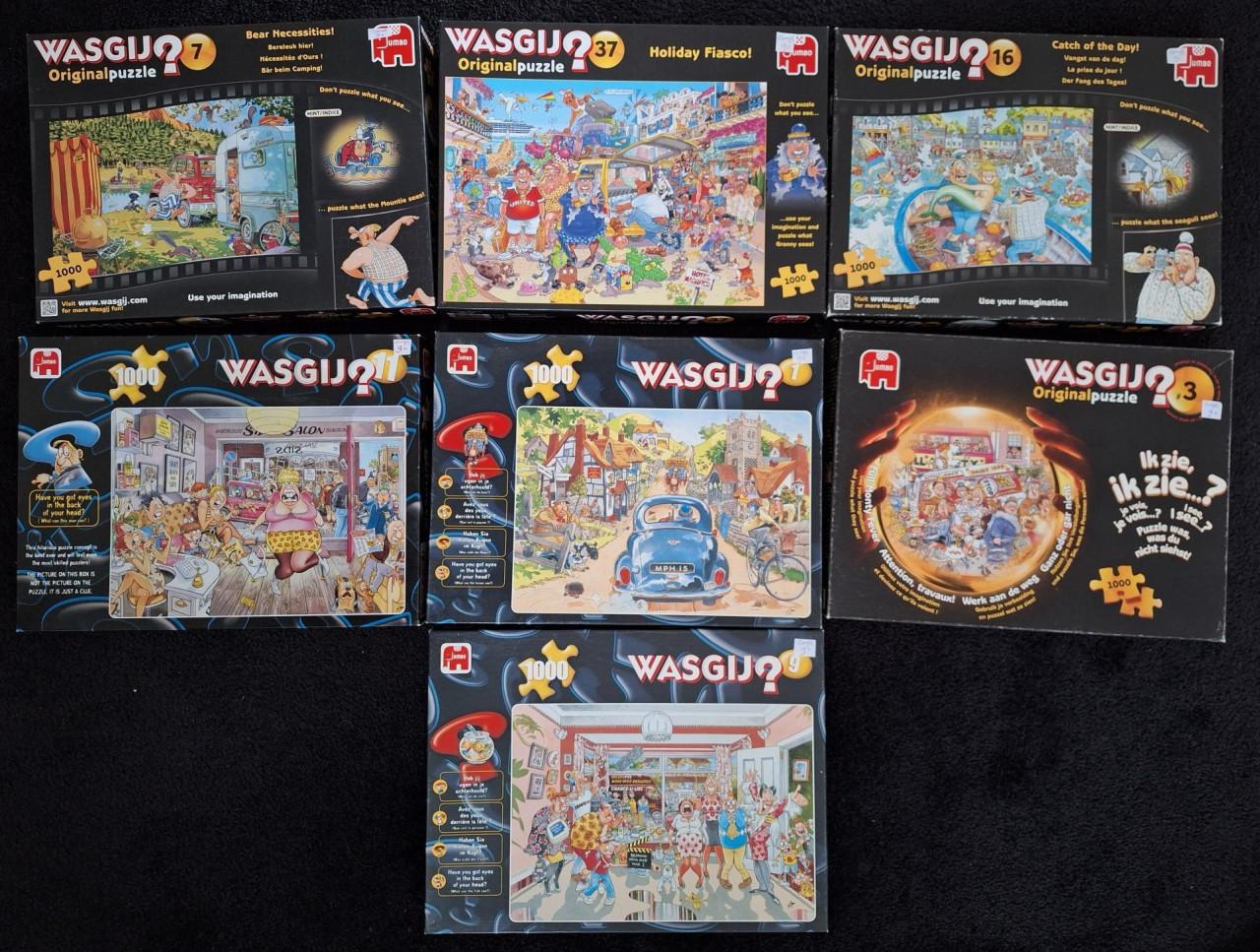 Diverse Wasgij puzzels 2 stuks € 16,00