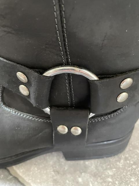 Bikerlaarzen buffelleder, mt. 42