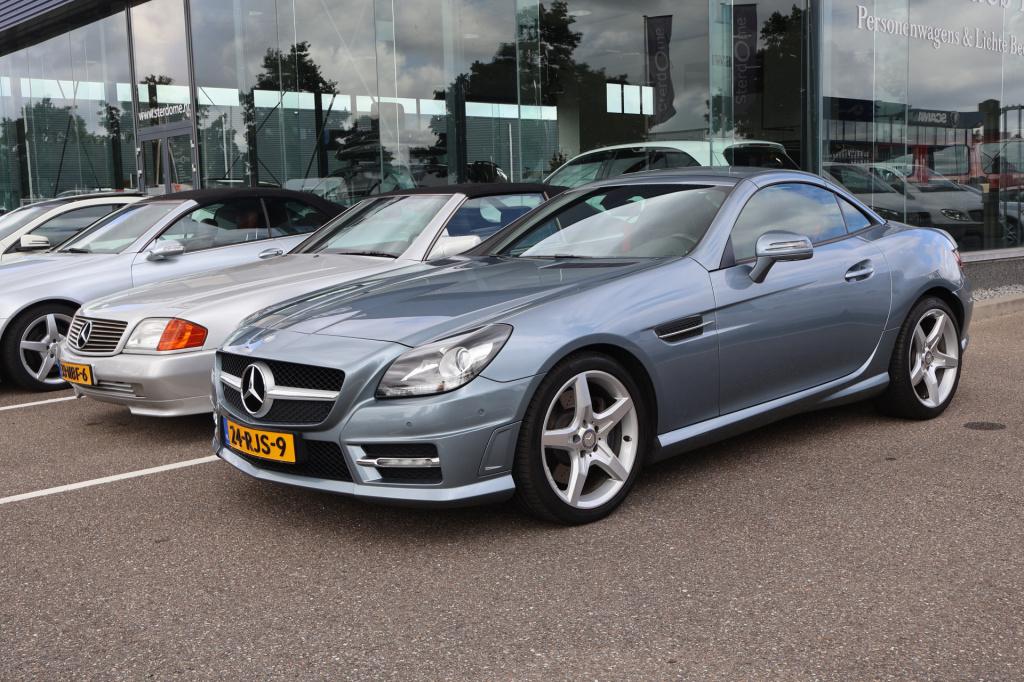 Mercedes-Benz SLK 200 amg line i airscarf i stoelverwarming i automaat i le