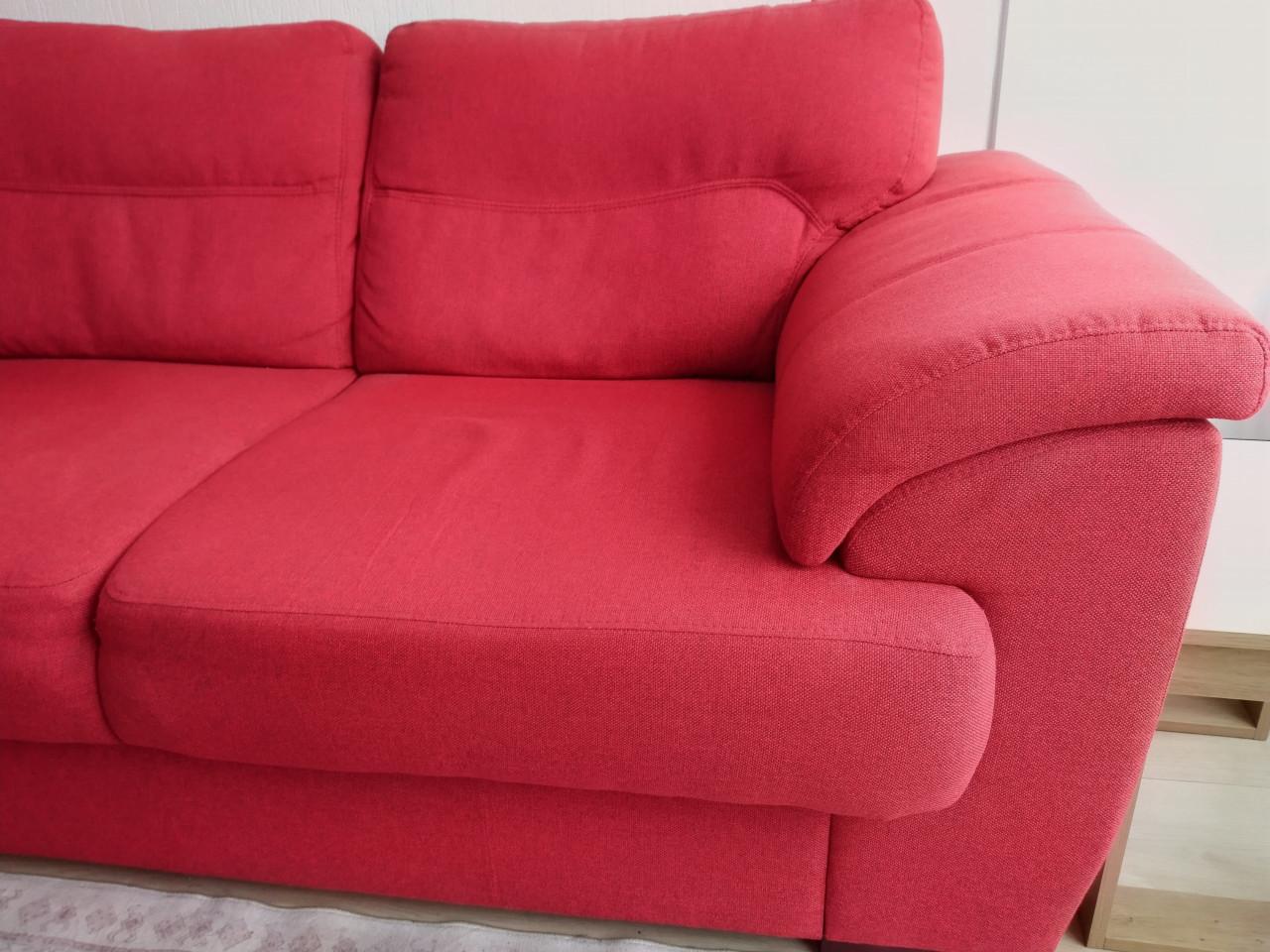 Henders & Hazel 2-zits bank + loveseat rood