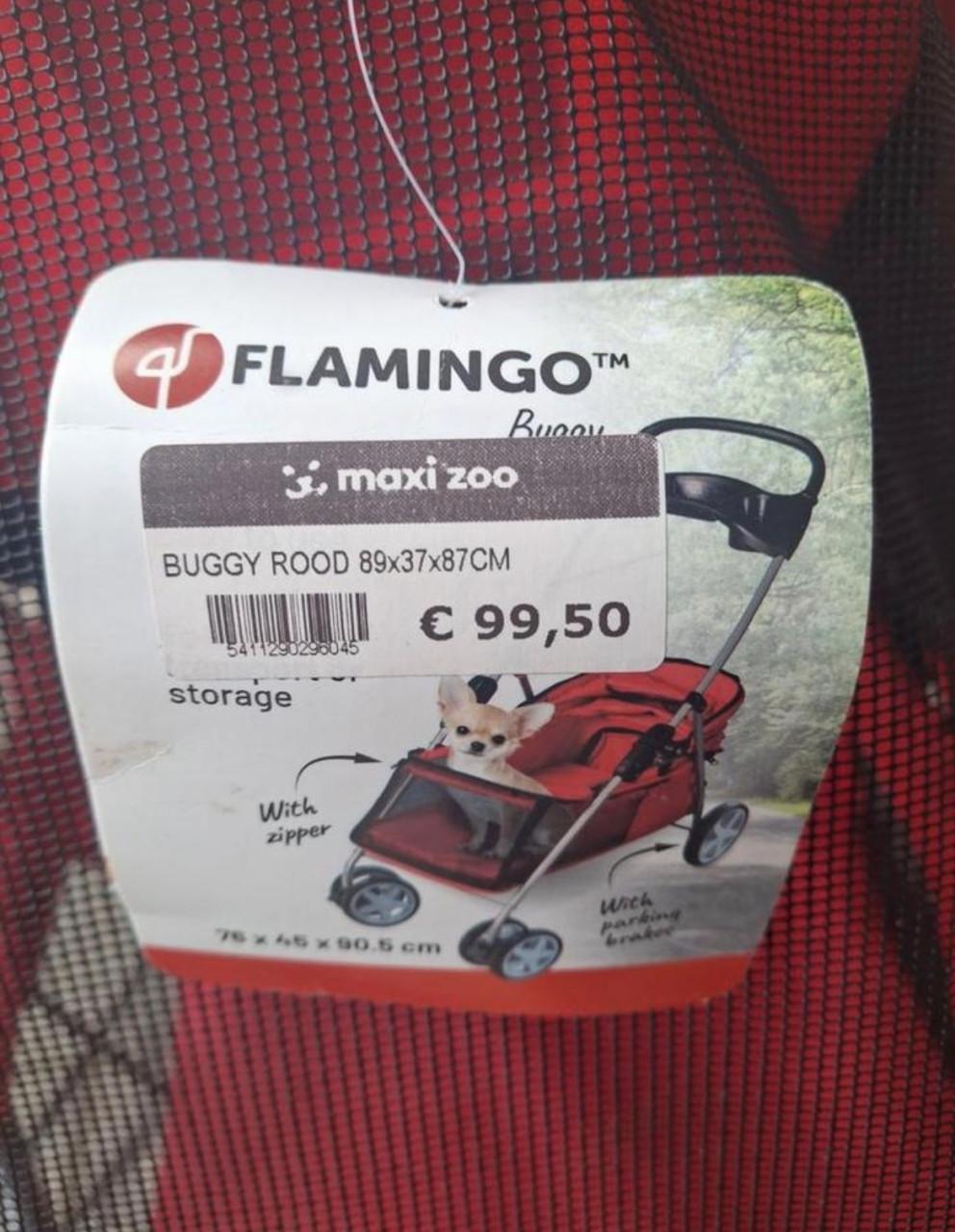 Te koop  flamingo hondenbuggy
