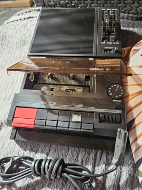 Mooie vintage Philips D 6350 draagbare cassetterecorder....