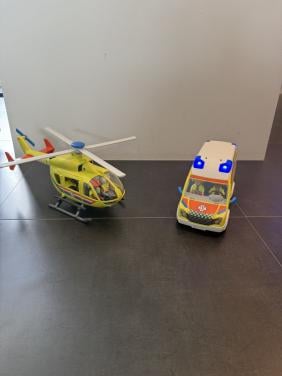 Playmobil traumaheli en ambulance
