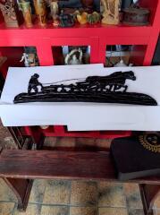 Giet ijzeren wand deco