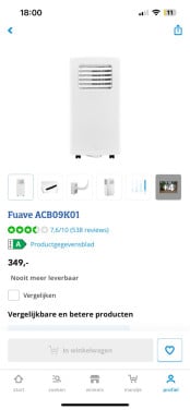 Mobiele airconditioning FUAVE