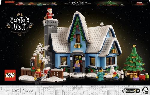 Lego set 10293, Santa’s Visit, 1x gebouwd, compleet.
