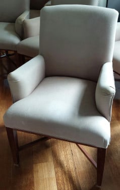 6 eetkamerstoelen, gebruikt