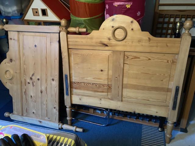 Blank houten Kinder ledikant