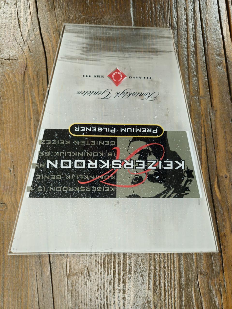 Keizerskroon  plexiglas voor in lantaarn