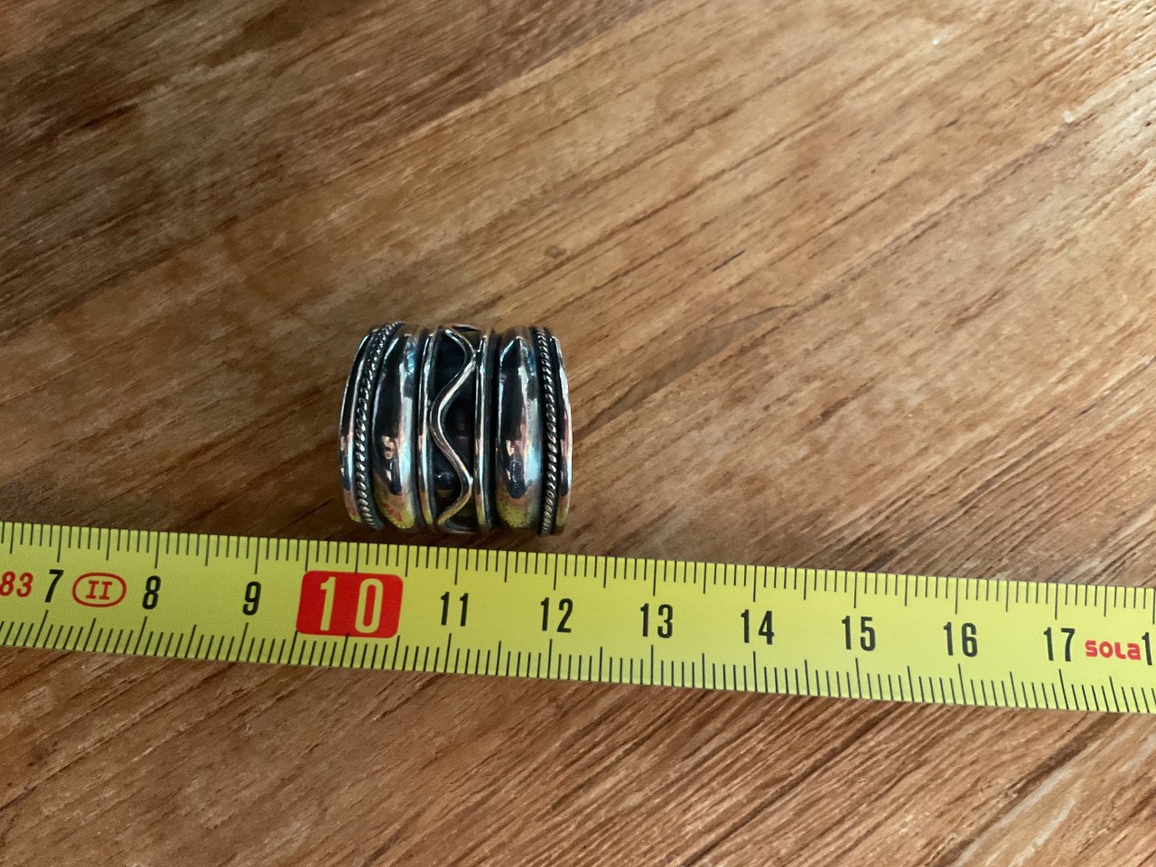 Vinted brede ring zilver 925
