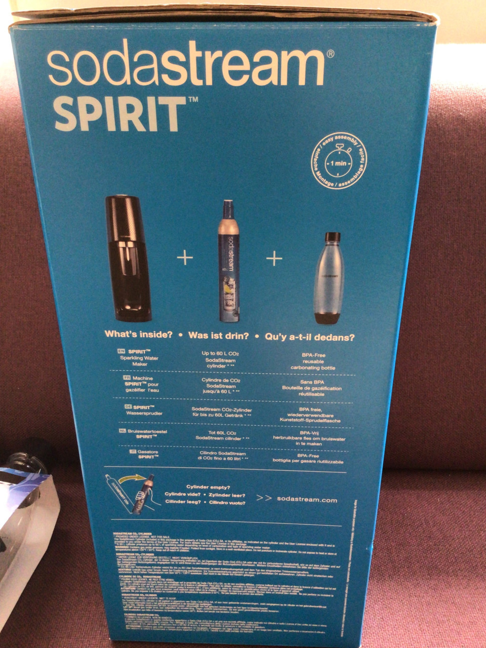 Soda stream spirit