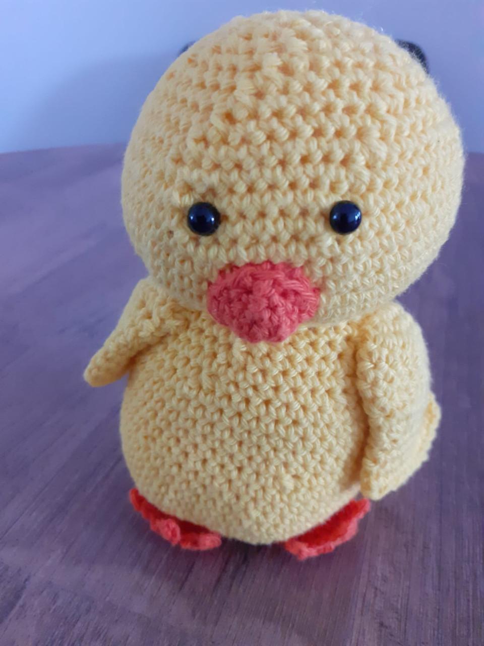 Voor de PASEN: gehaakte knuffel Kuikentje Pip - 4,95 euro