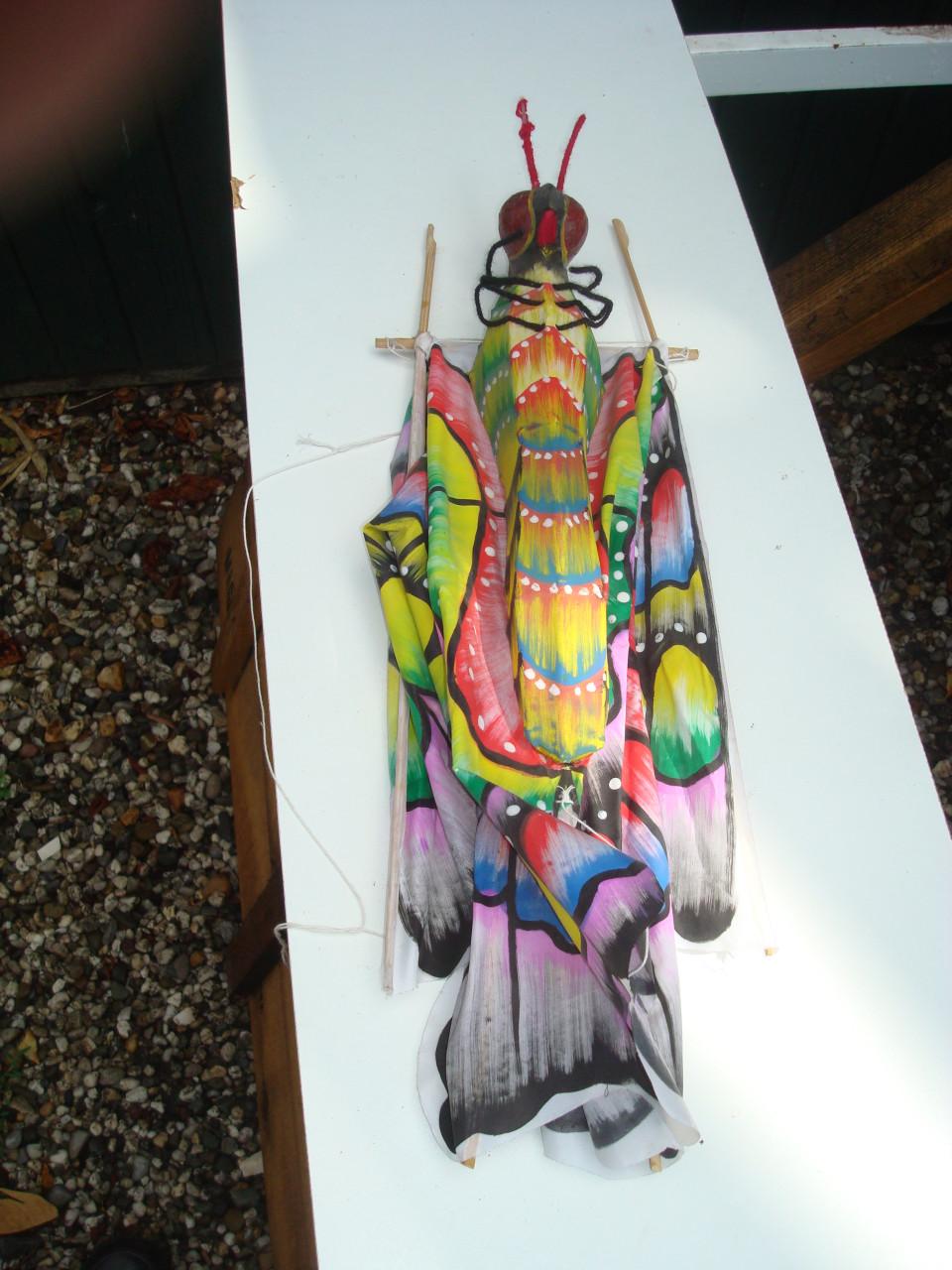 Vlieger vlinder Hand gemaakt