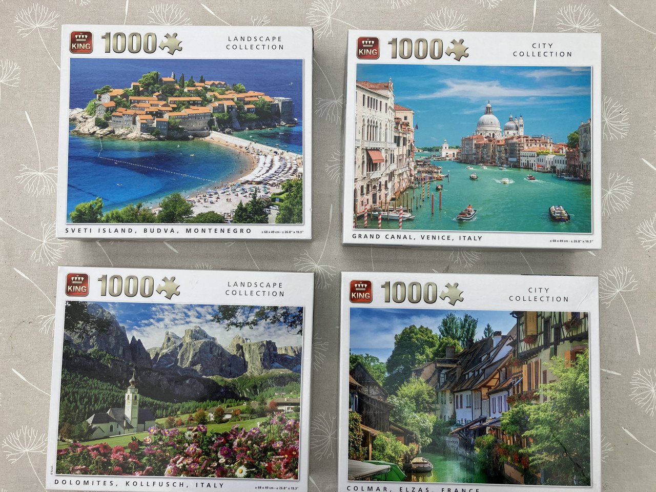 King puzzels 1000