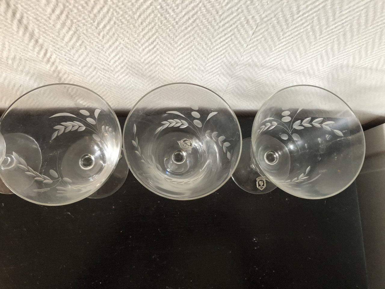 Oud glasservies Doyen
