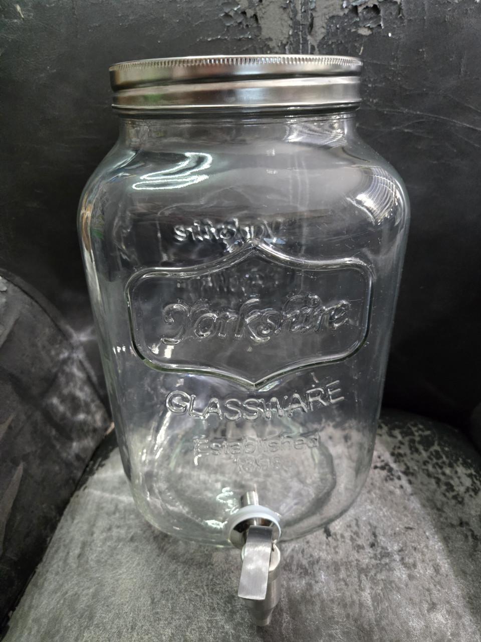 Secret de Gourmet Yorkshire glazen drankdispenser  8 liter  Nieuw