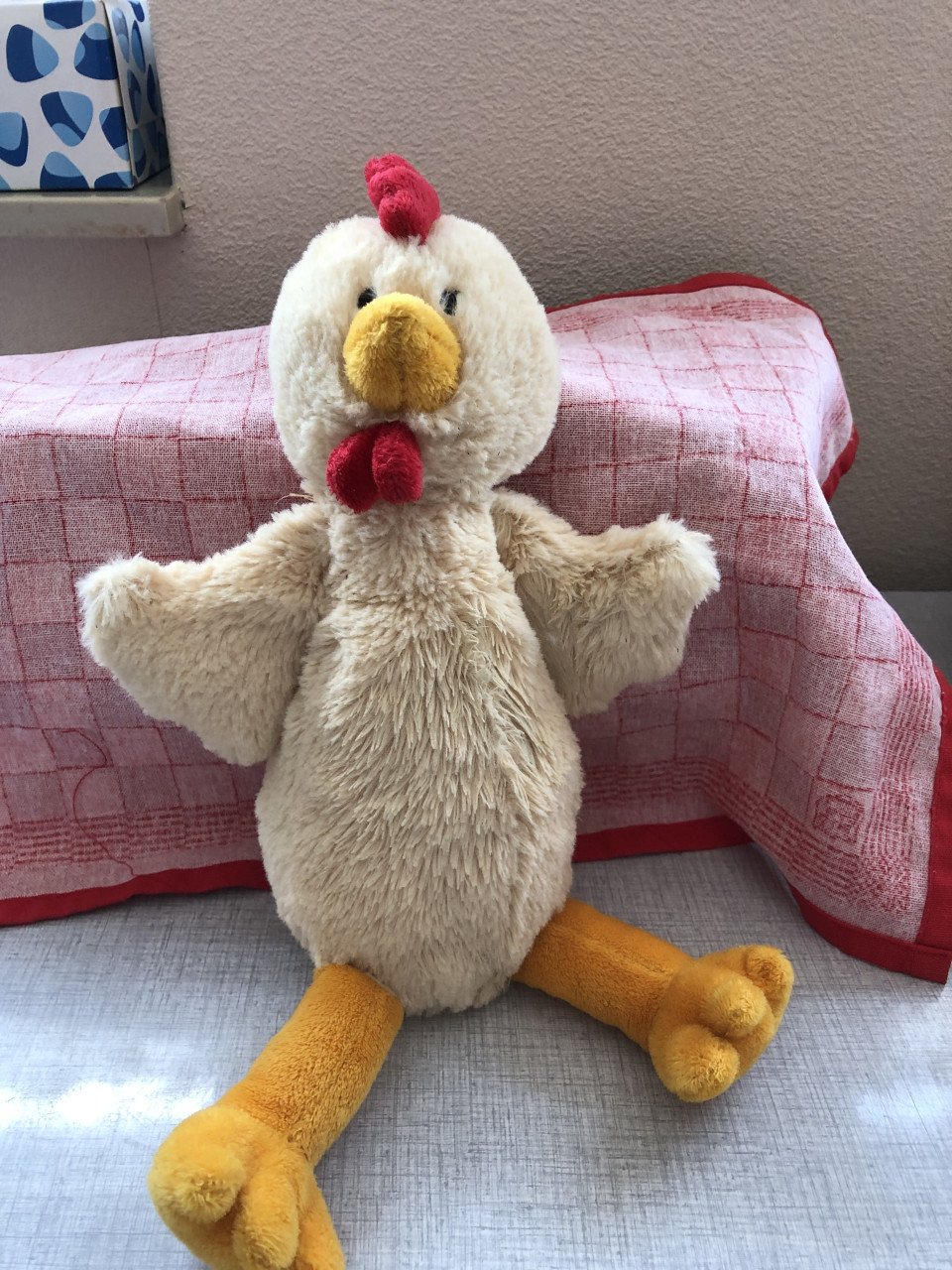 Koe, Varken, Kip, Paard, Schaap (  5  pluche dieren knuffels )