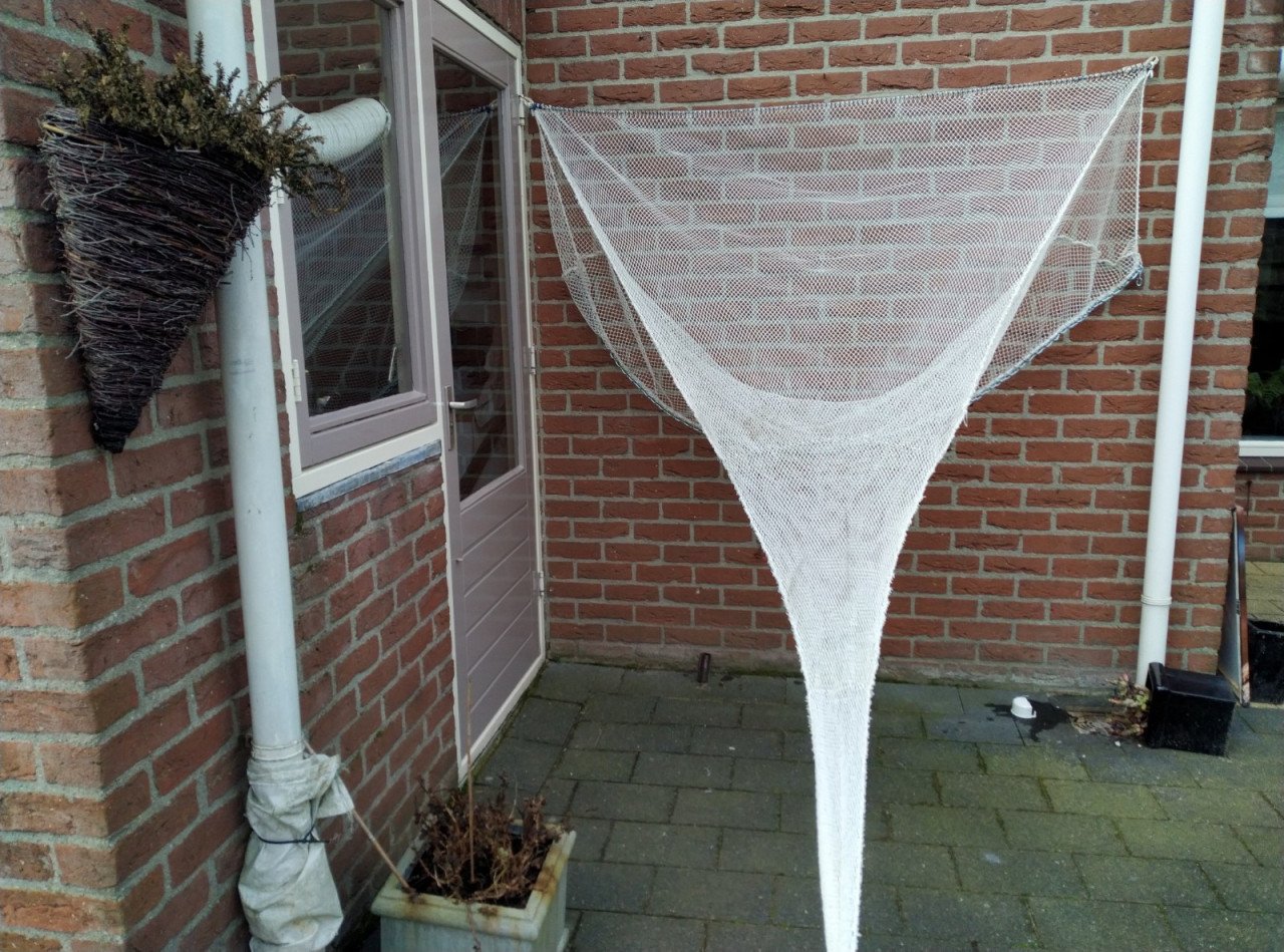 Te Koop garnalen/visnet voor strand of boot