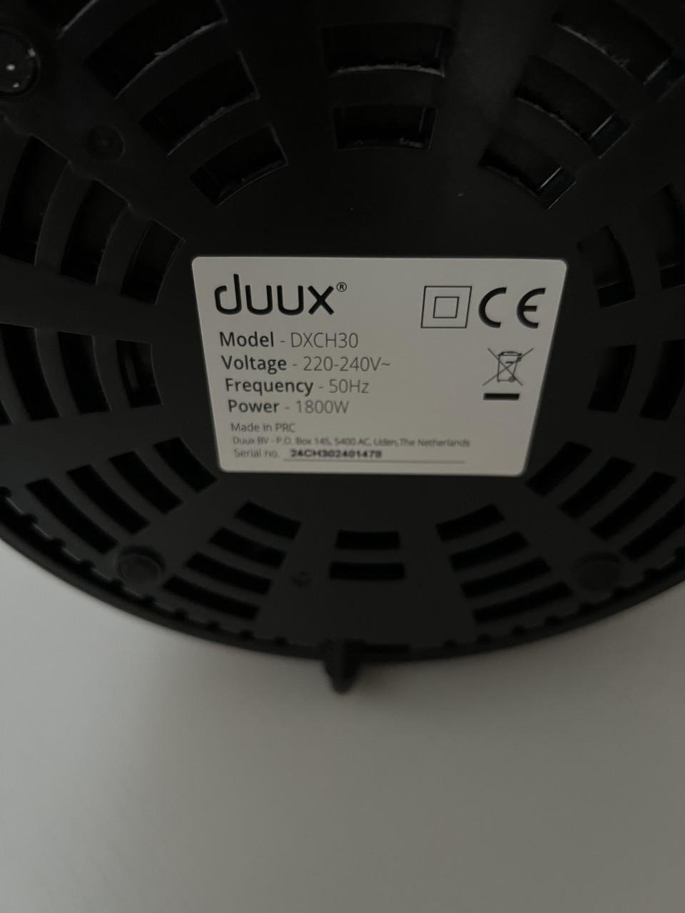 Duux Threesixty 2 Smart Elektrische kachel / keramische kachel met wifi