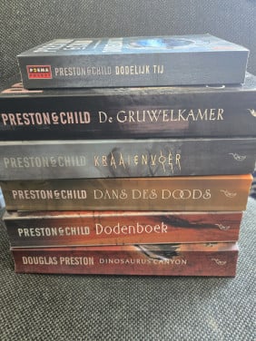 6x boek Preston & Child €7.50