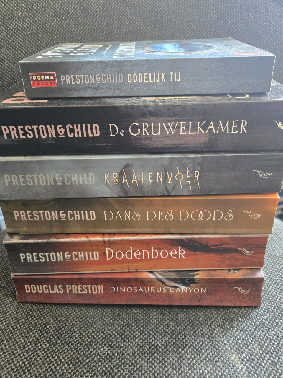 6x boek Preston & Child €7.50