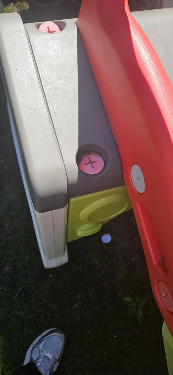 Smoby glijbaan, auto en zandbak