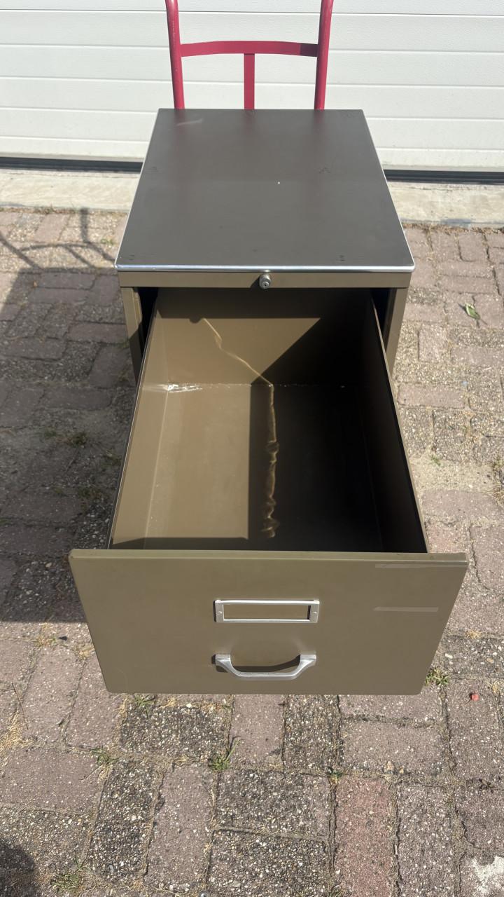 Vintage ahrend Ladeblok gereedschapkist