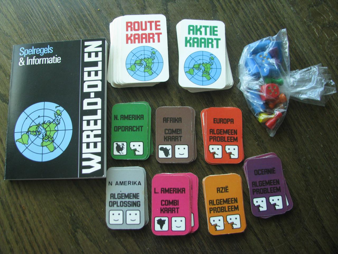Het spel. Werelddelen.