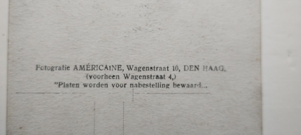 Foto,s rond 1900.