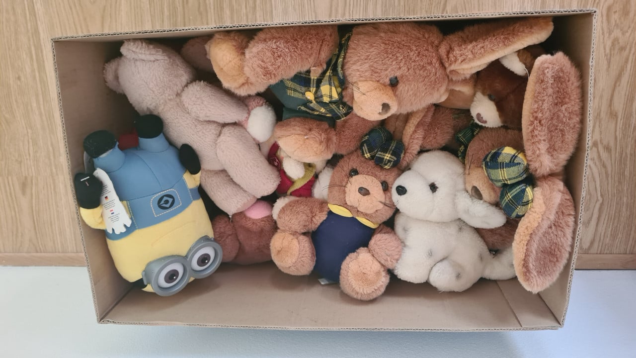 Verschillende knuffels.