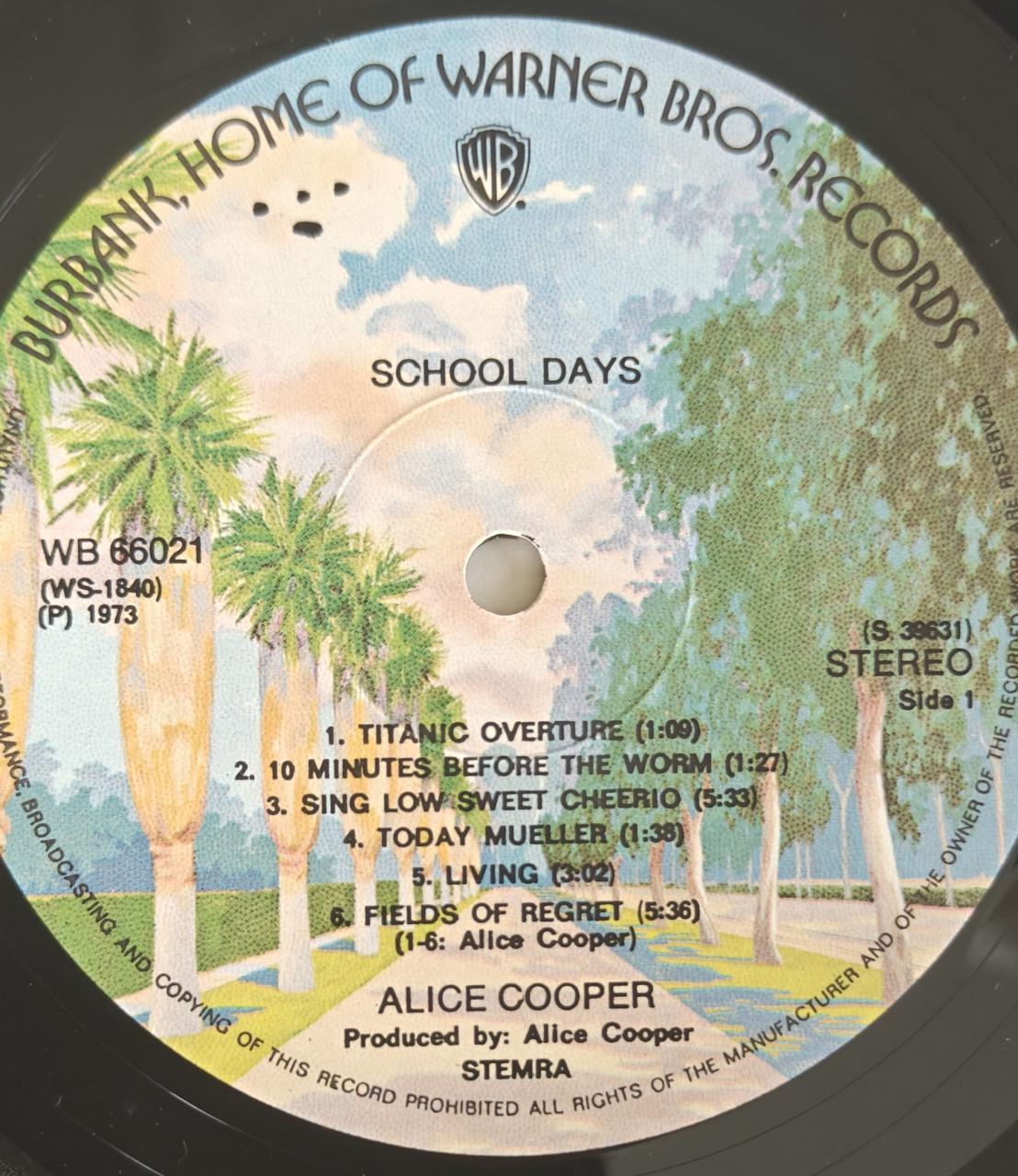 Te Koop LP Alice Cooper - School Days