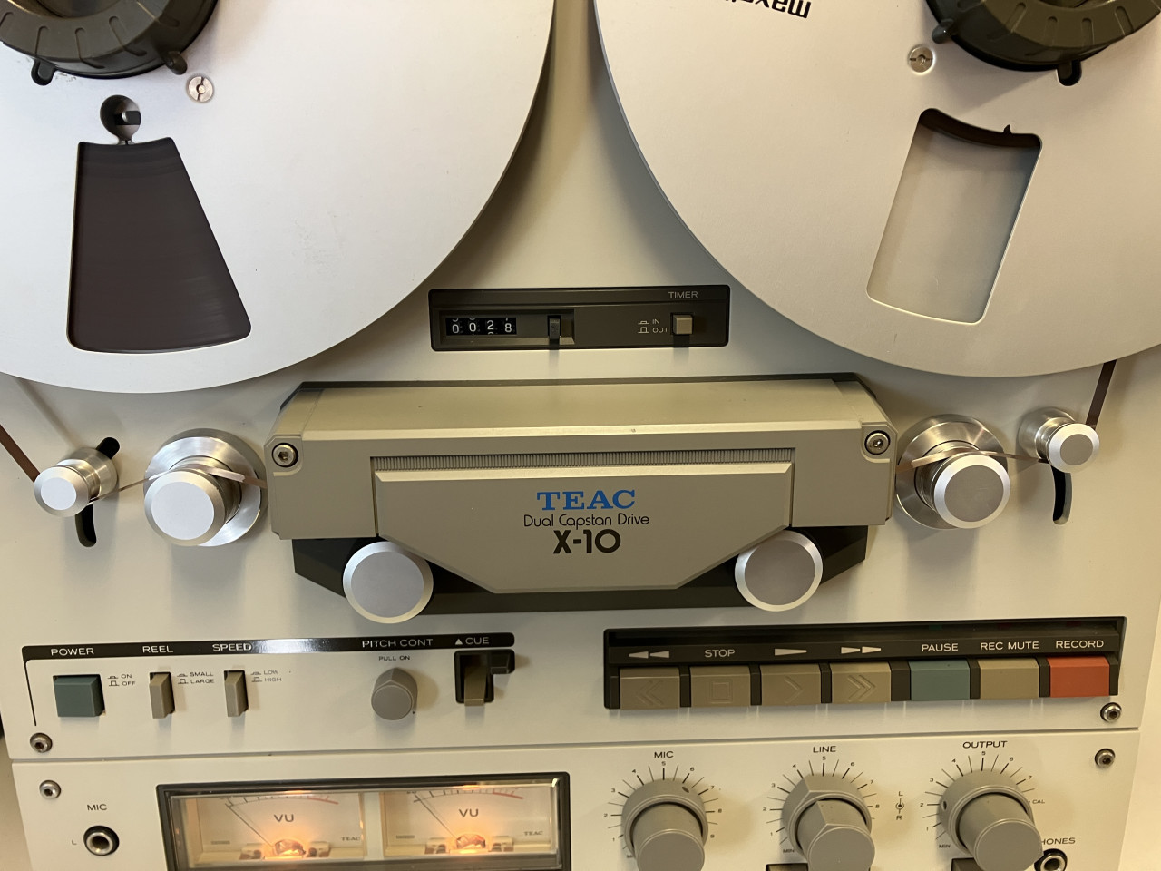 Teac X-10 3 koppen dual capstan bandrecorder groot onderhoud garantie