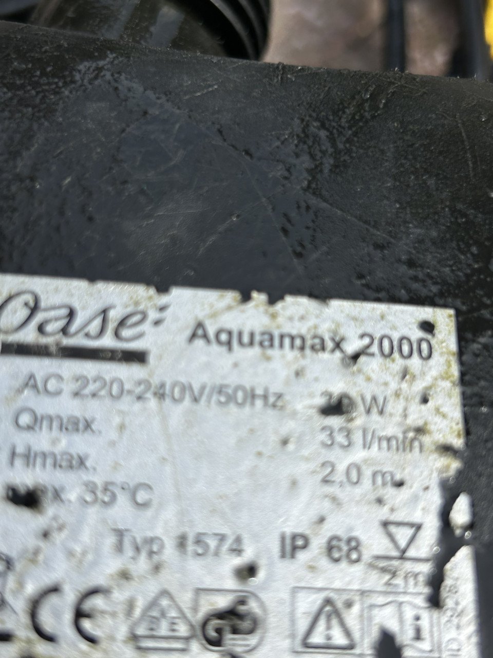 Te koop oase aquamax 2000 sterke en zuinige Vijverpomp