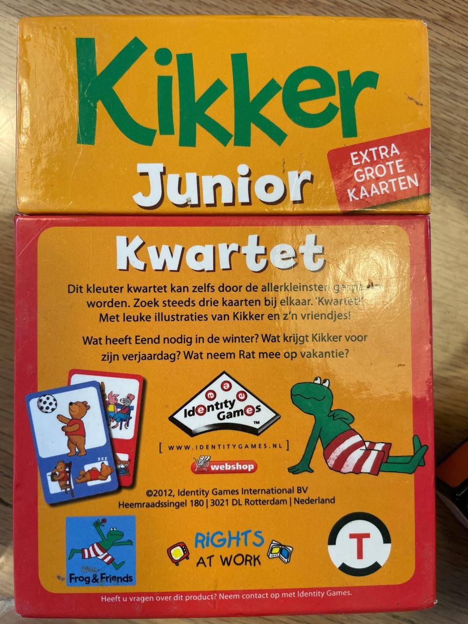 Kwartet van kikker