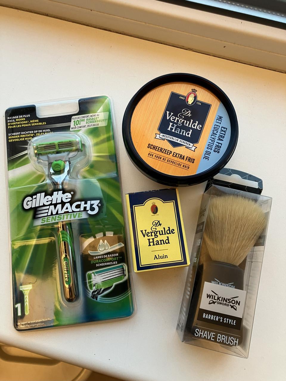 Gilette scheermes + accessoires NIEUW