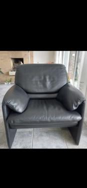 Lederen designfauteil