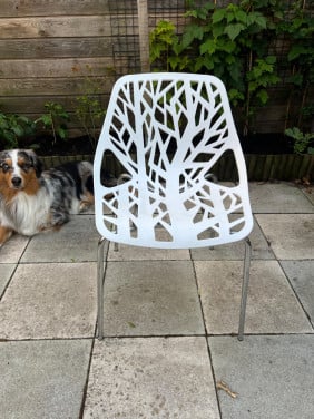 2 takkenframe stoelen
