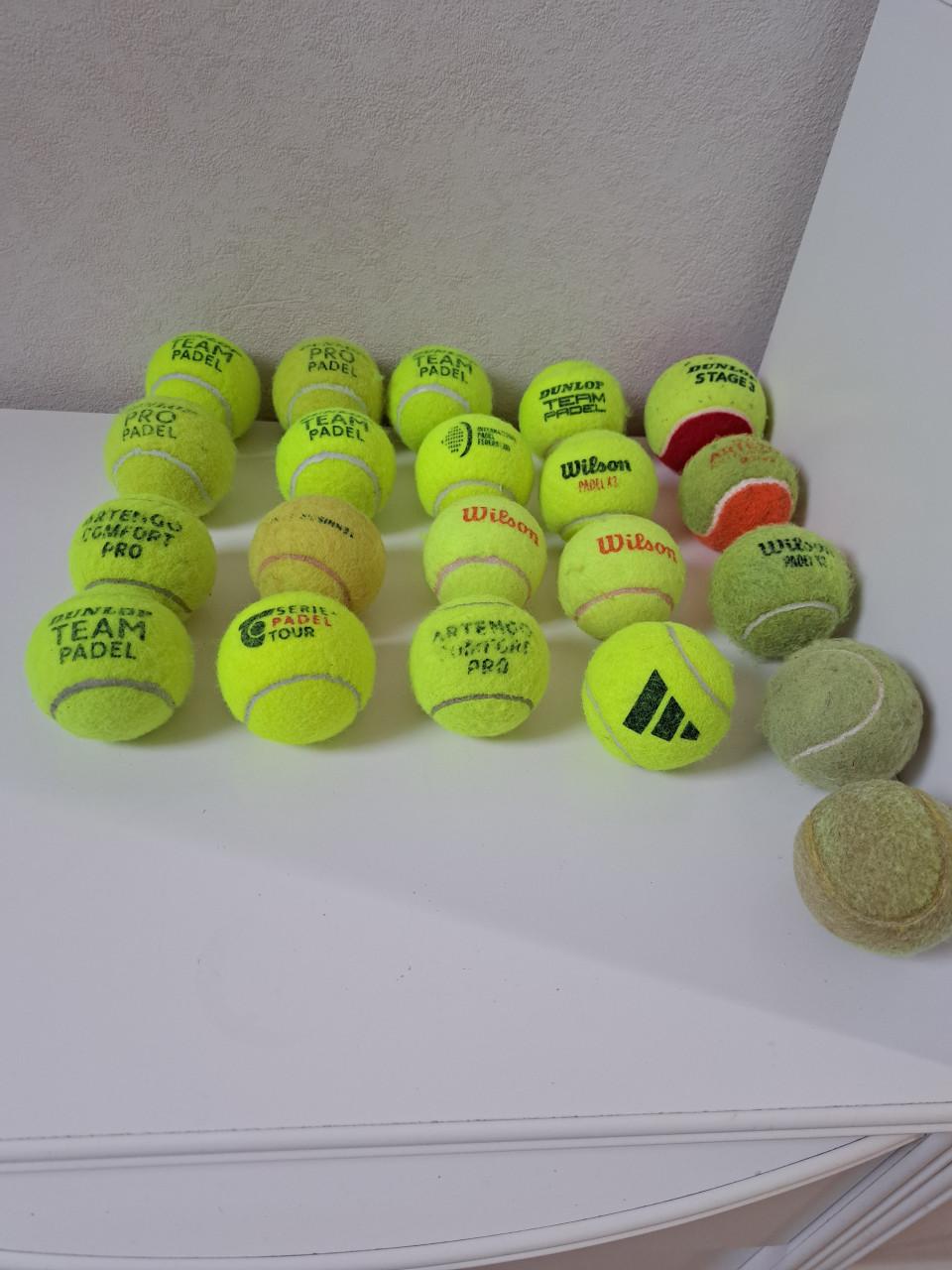 21 tennisballen voor de hond