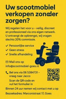 Scootmobiel verkopen