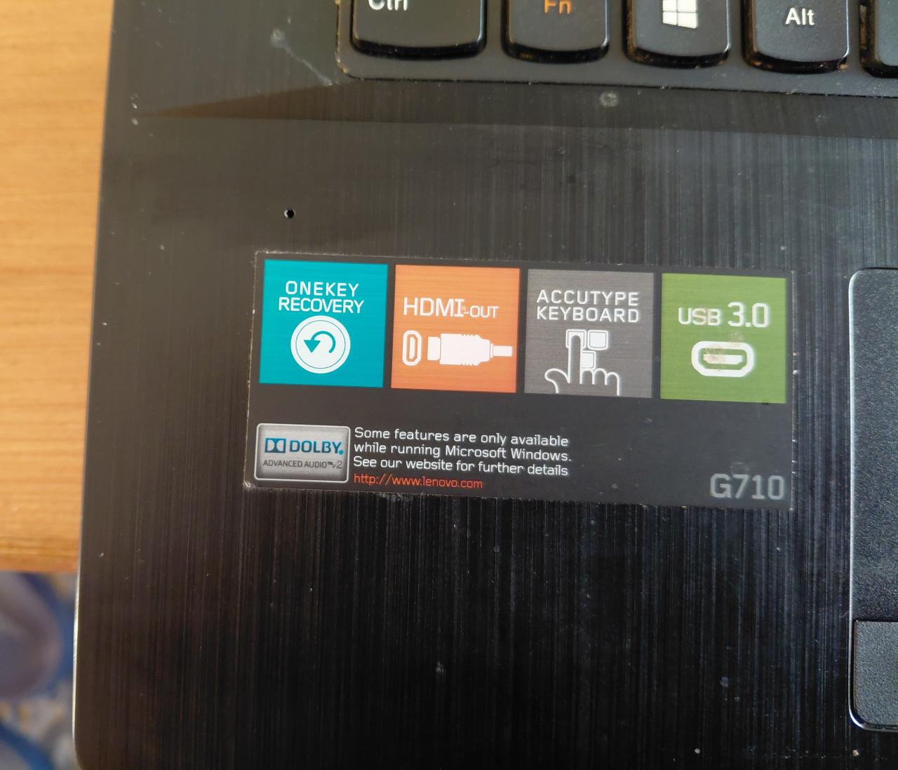 Lenovo G710 Laptop