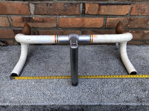 Vintage racefiets stuur.