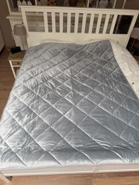 Lucovitaal verzwaringsdeken 150 × 200 cm – 5,5 kg – zo goed als nieuw