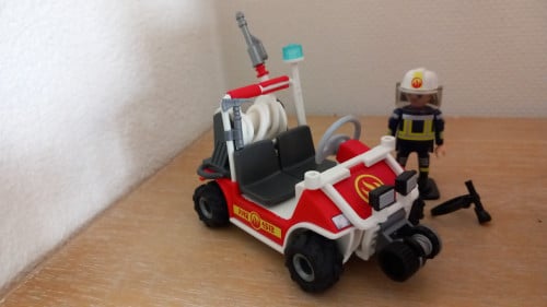 Playmobil kleine politiewagen met spuit setnr 5398