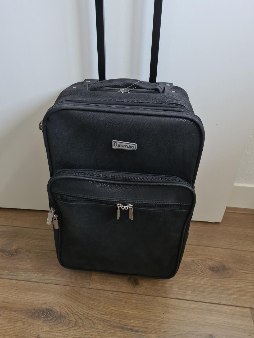 Zwarte koffer van Oakman L46 X B34 X D26