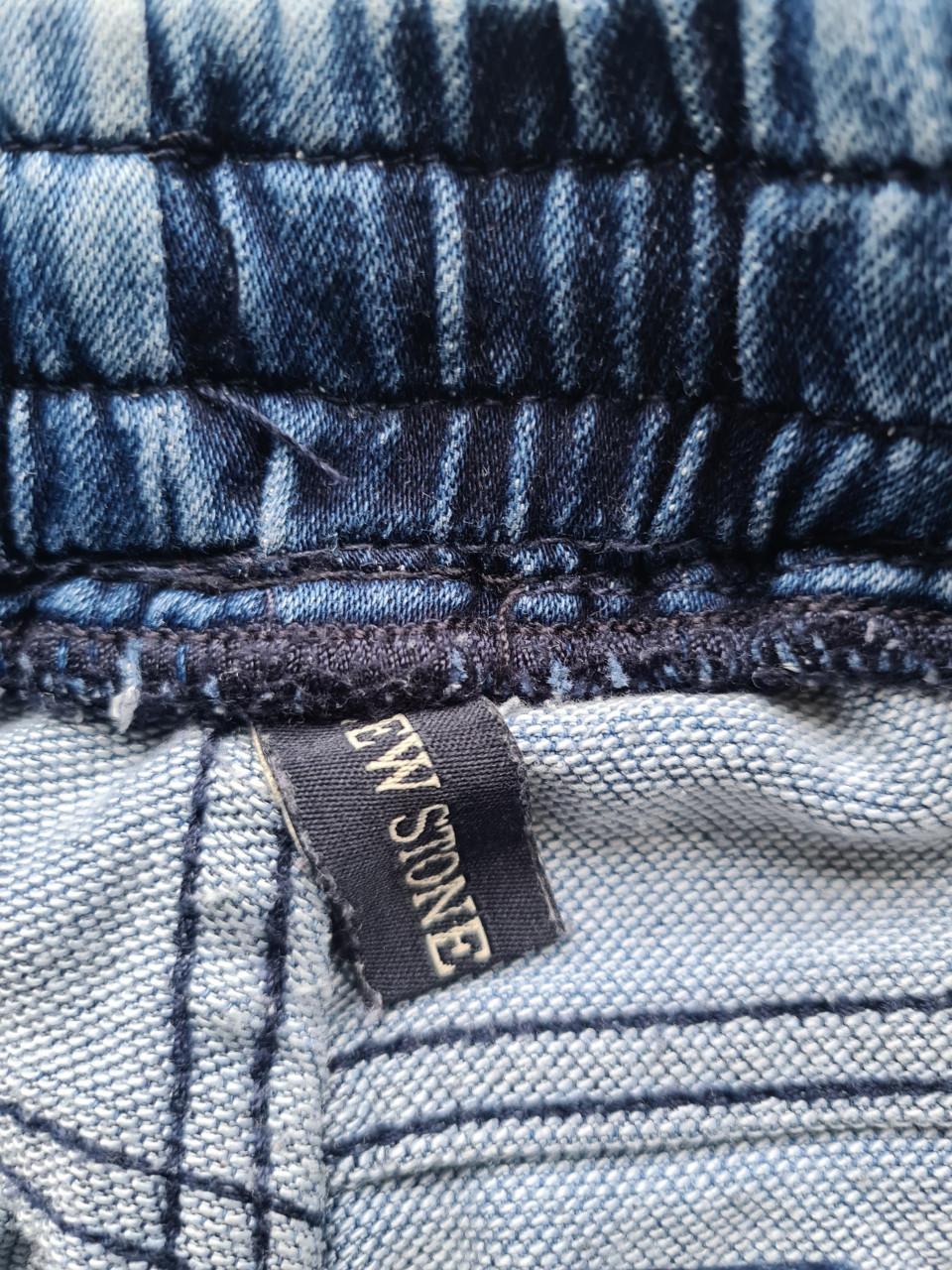 Blauwe spijkerstof korte broek van New Stone  Maat M-L